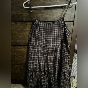 Urban outfitters plaid babydoll dress